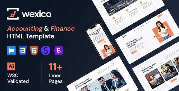 Wexico Accounting Finance HTML Template By Awaiken ThemeForest